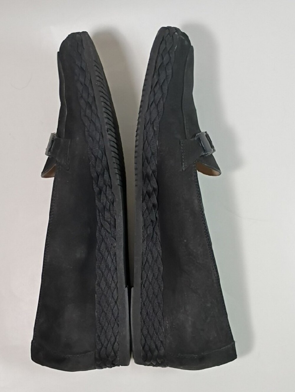 Salvatore Ferragamo Black Suede Loafers - Picture 6 of 8